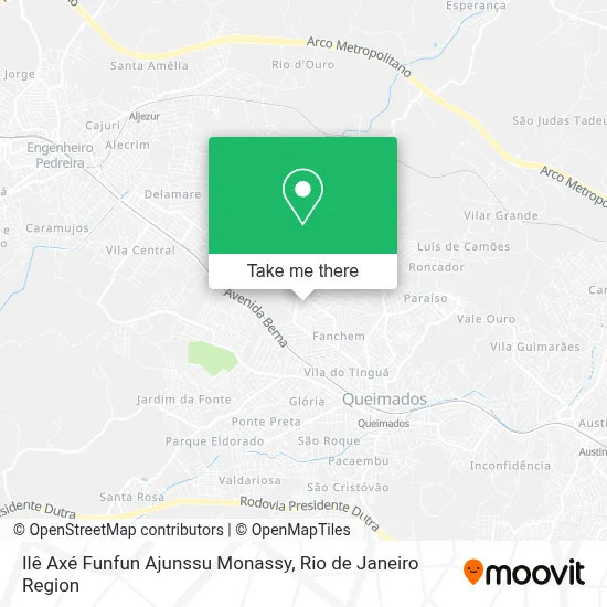 Ilê Axé Funfun Ajunssu Monassy map