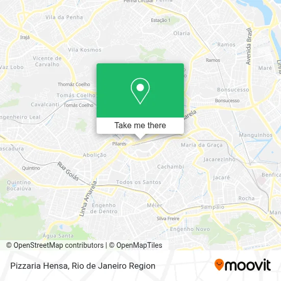 Pizzaria Hensa map