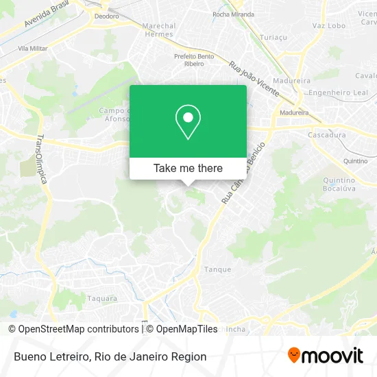 Bueno Letreiro map