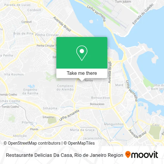 Restaurante Delicias Da Casa map