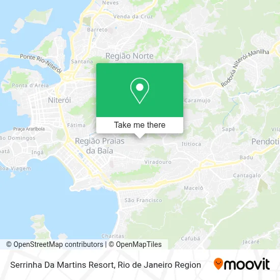 Serrinha Da Martins Resort map