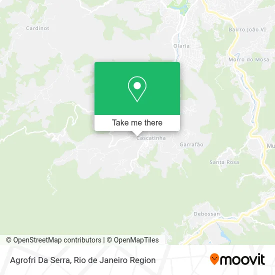Agrofri Da Serra map