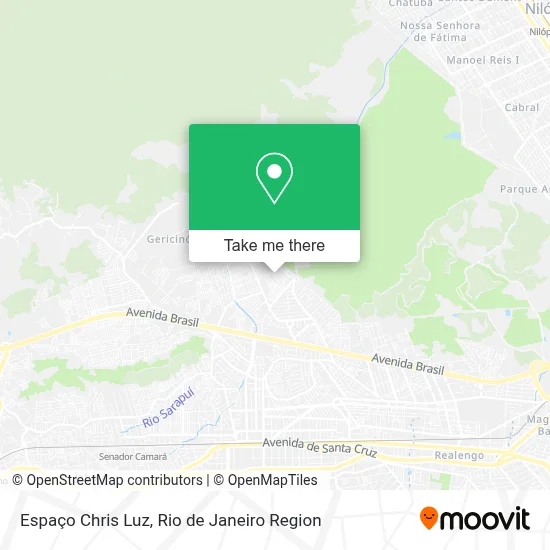 Espaço Chris Luz map