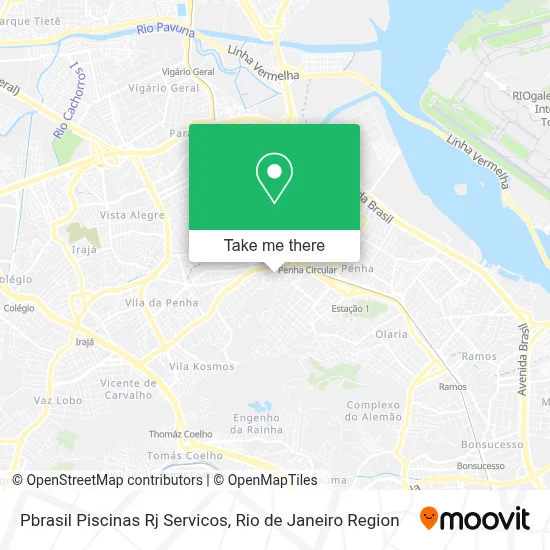 Pbrasil Piscinas Rj Servicos map