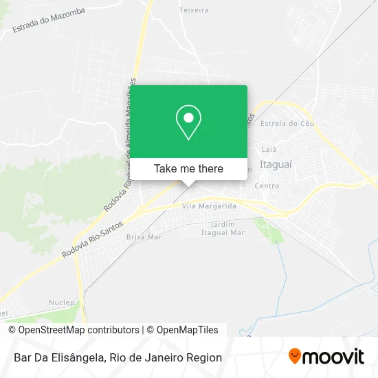 Bar Da Elisângela map