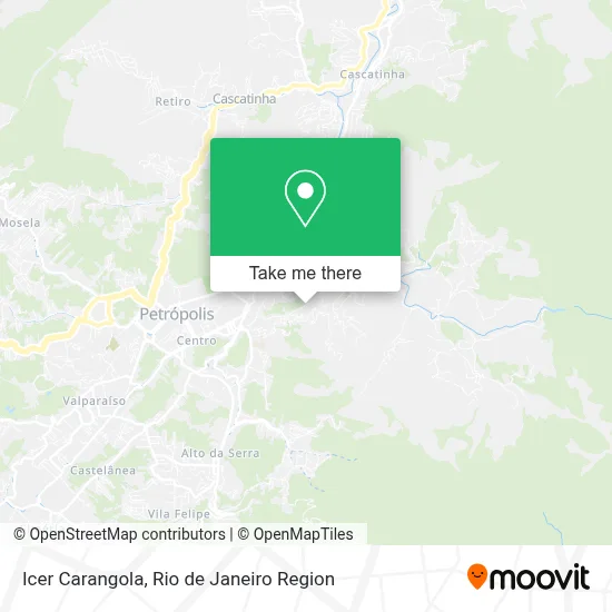 Icer Carangola map