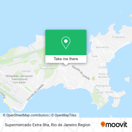 Supermercado Extra Ilha map