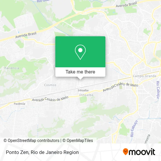 Ponto Zen map