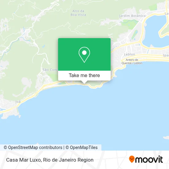 Casa Mar Luxo map