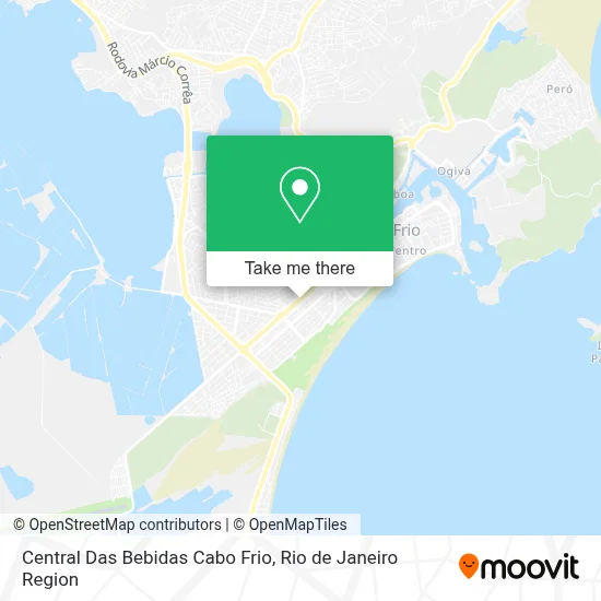 Central Das Bebidas Cabo Frio map