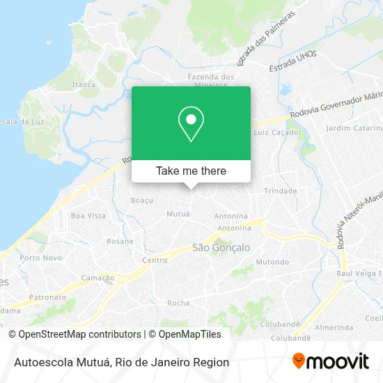 Autoescola Mutuá map