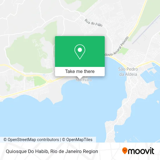 Quiosque Do Habib map