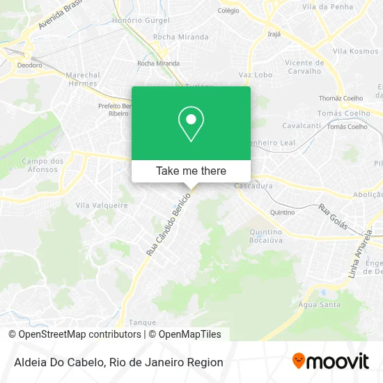 Aldeia Do Cabelo map