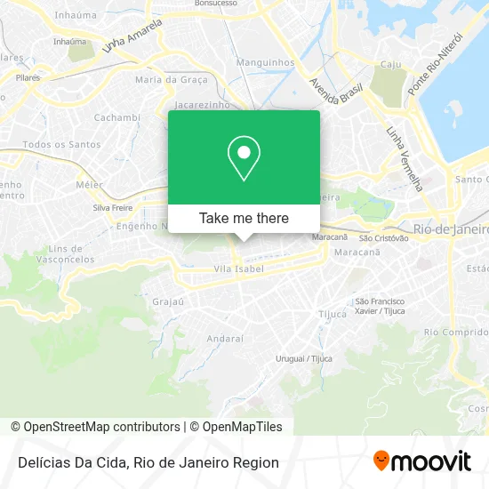 Delícias Da Cida map