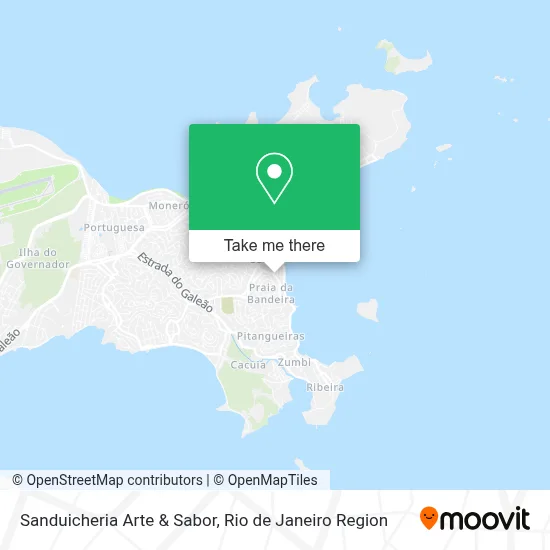 Sanduicheria Arte & Sabor map