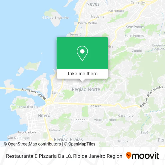 Restaurante E Pizzaria Da Lú map