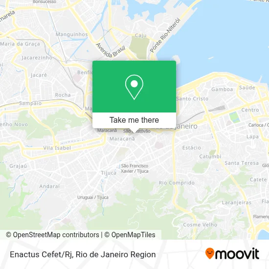 Enactus Cefet/Rj map