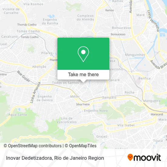 Inovar Dedetizadora map