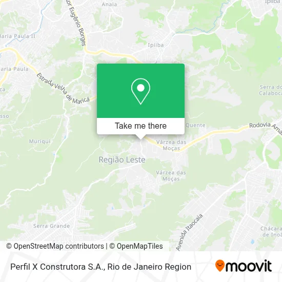 Perfil X Construtora S.A. map