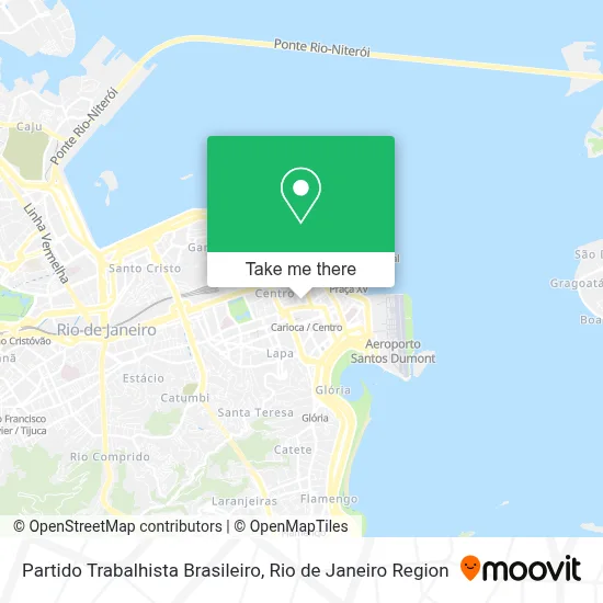 Partido Trabalhista Brasileiro map