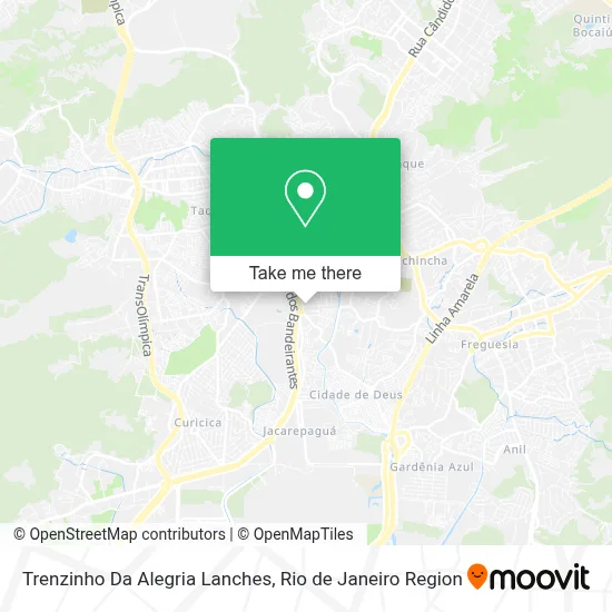 Trenzinho Da Alegria Lanches map