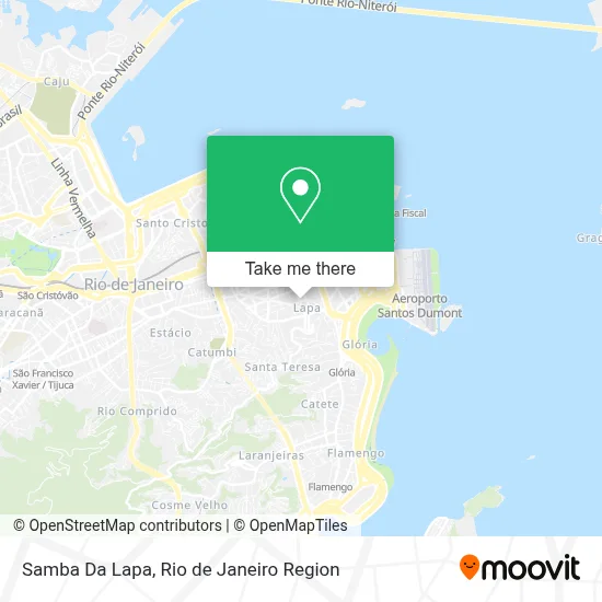Samba Da Lapa map