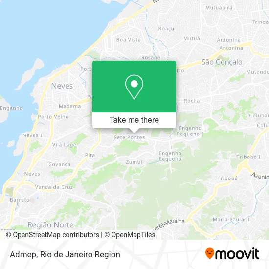 Admep map