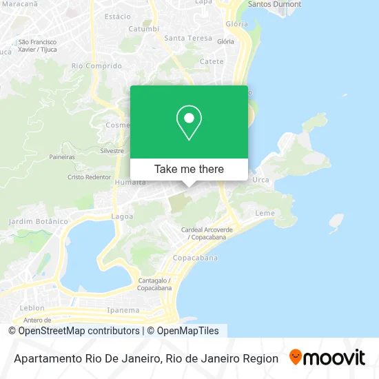 Apartamento Rio De Janeiro map