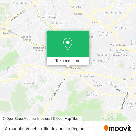 Armarinho Venetillo map