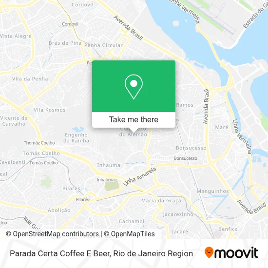 Parada Certa Coffee E Beer map