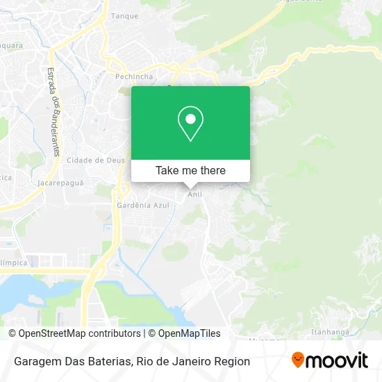 Garagem Das Baterias map