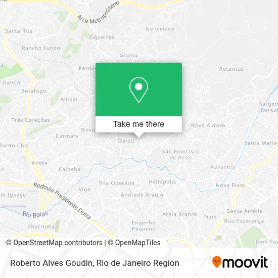 Roberto Alves Goudin map