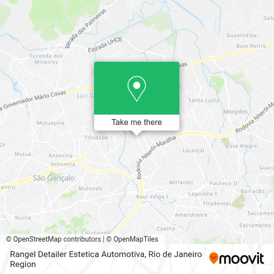Rangel Detailer Estetica Automotiva map