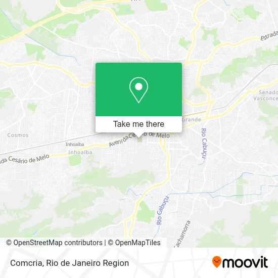 Comcria map