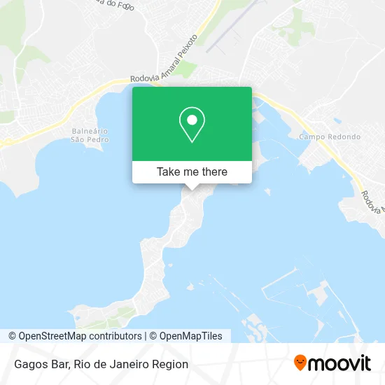 Gagos Bar map