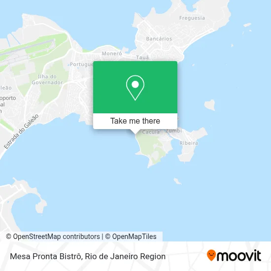 Mesa Pronta Bistrô map