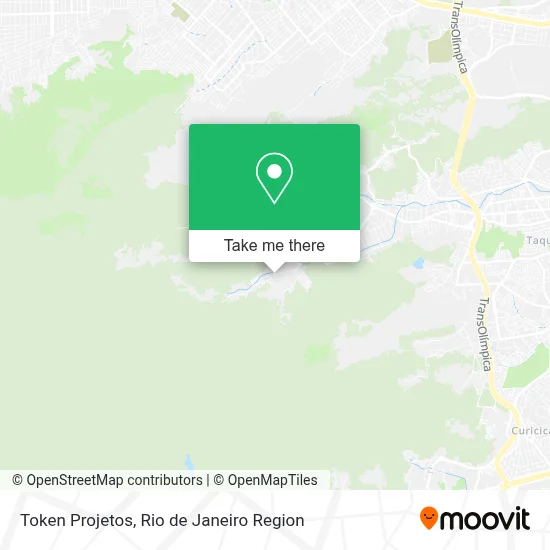 Token Projetos map