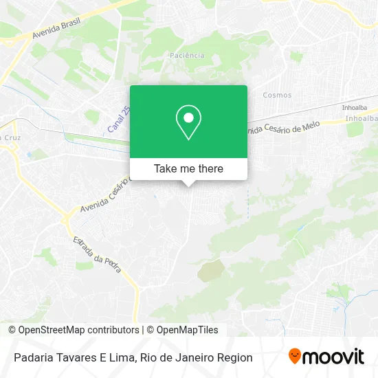Padaria Tavares E Lima map