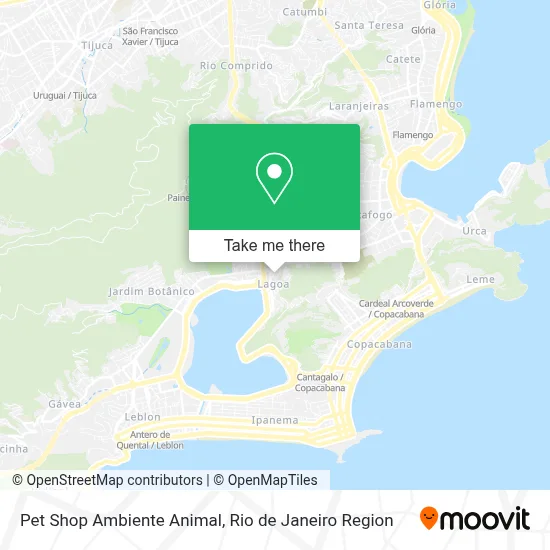 Pet Shop Ambiente Animal map
