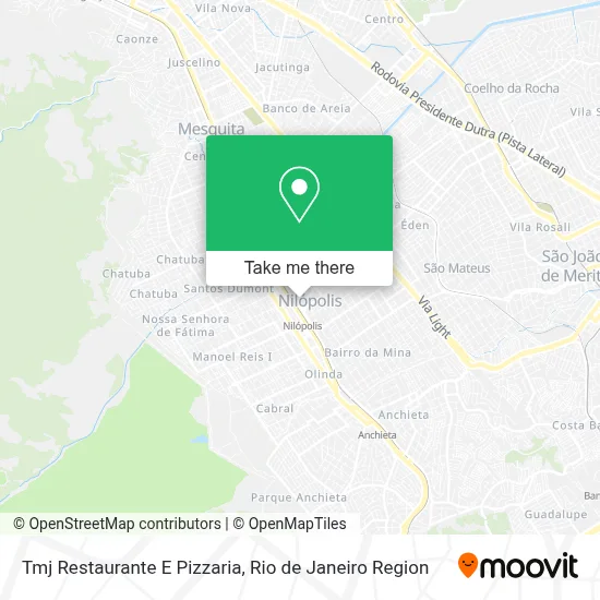 Tmj Restaurante E Pizzaria map