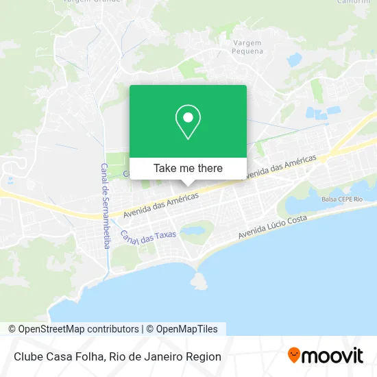 Clube Casa Folha map