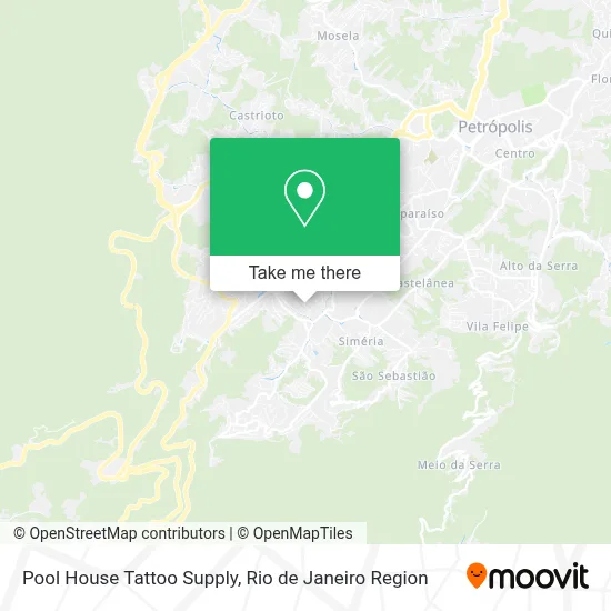 Pool House Tattoo Supply map