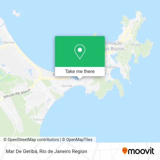 Mar De Geribá map