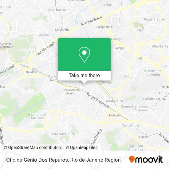 Oficina Gênio Dos Reparos map