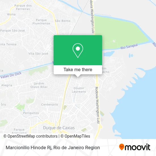 Marcionilio Hinode Rj map