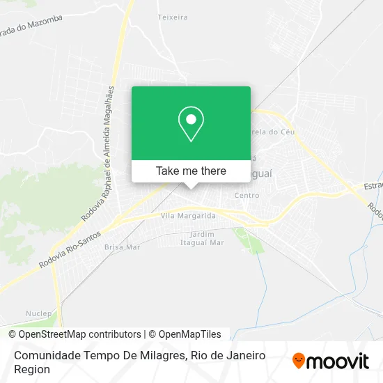 Comunidade Tempo De Milagres map