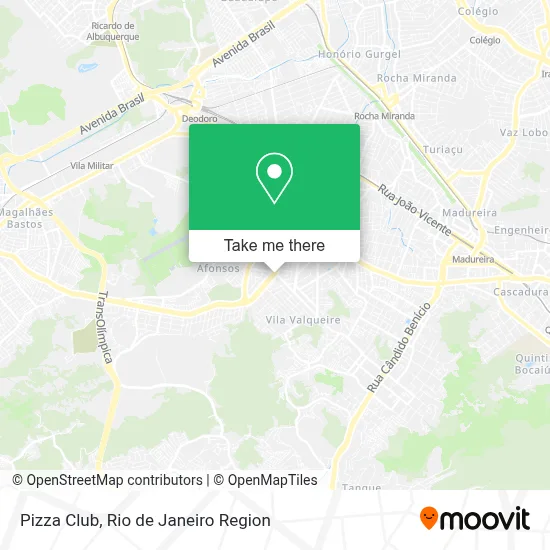 Pizza Club map