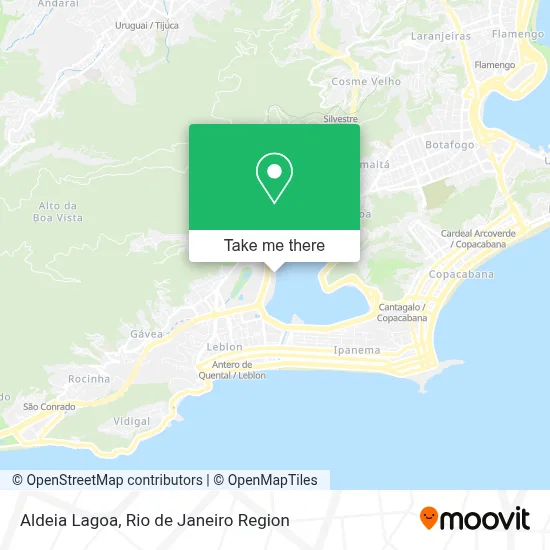 Aldeia Lagoa map
