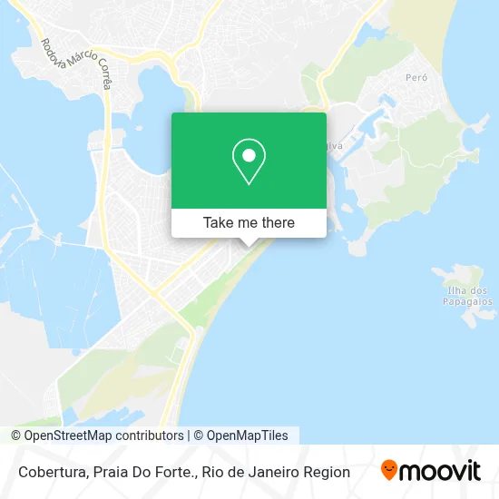 Cobertura, Praia Do Forte. map
