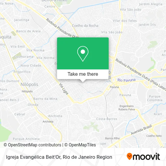 Igreja Evangélica Beit'Or map